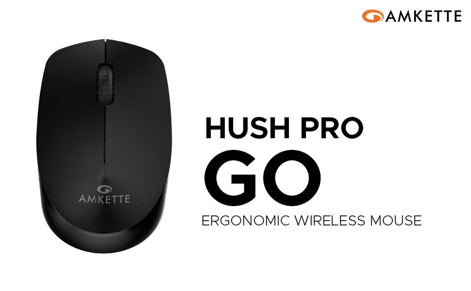 Amkette Hush Pro Go Wireless Mouse 