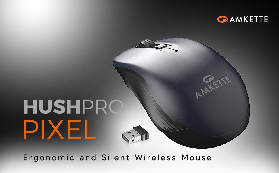 Amkette Hush Pro Pixel Wireless Mouse