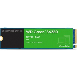 Western Digital Green Sn350 Pcie Gen 3 Nvme Ssd, 500Gb