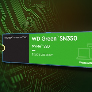 Western Digital Green Sn350 Pcie Gen 3 Nvme Ssd, 500Gb