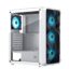 Ant Esports ICE- 112 Mid- Tower Computer Case/Gaming Cabinet - White | Support ATX, Micro-ATX, ITX | Pre-Installed 3 Front Fans & 1 Rear Fan