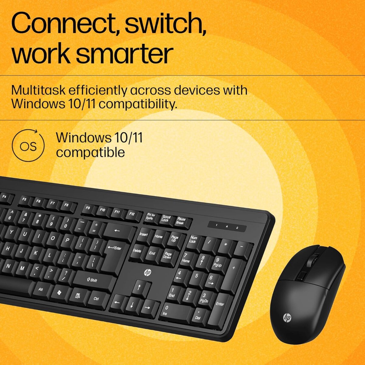 HP KM200 Wireless Mouse and Keyboard Combo