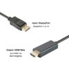 Display Port to HDMI Cable