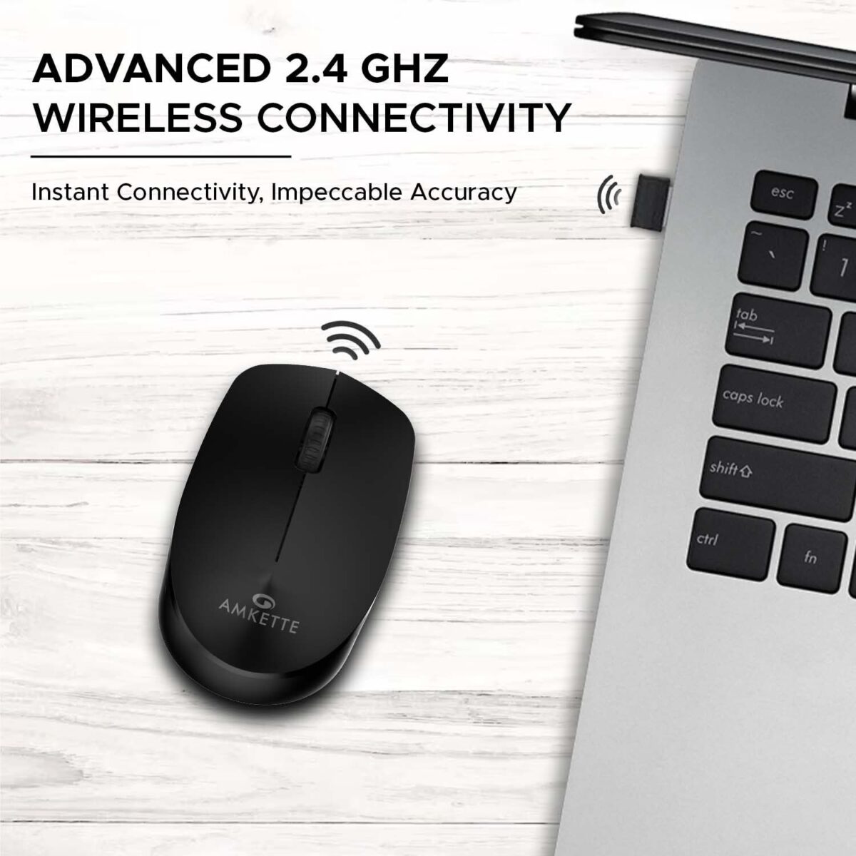 Amkette Hush Pro Go Wireless Mouse