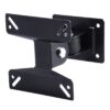 Mounting Type Wall Mount Movement Type Tilt Brand CEUTA Material Alloy Steel Maximum Compatible Size 24 Inches About this item 【Fits for all tvs】Fits for all 14-26" flat & curved LED LCD QLED OLED Plasma 4K 3D tvs or monitor such as Samsung Vizio LG Sony Bravia Panasonic Toshiba Philips Sharp Insignia Element TCL RCA Sceptre JVC Avera Mitsubishi NEC Pioneer. 【The viewing angle adjustable】Our wall brackets can be tilted, extended and pulled out to suit your every viewing angle. Tilt +15° and -15°, swivel +90° and -90° 【VESA Norm 】Supports tvs with vesa 50x50mm and 100x100mm. 【Safe to Use】Made of 2.0mm sturdy steel, the tv wall mount can carry a tv or monitor up to 15lbs. 110mm mini wall distance spare space and reduce glare. Swivel left and right ai 180 degree, pivot upwards and downwards. Firmly fix on solid wall.