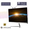 Lapcare LED Monitor LM24WFHD 24" (60.45CM) IPS Display with FHD Quality | 1920 X 1080 | Flick Free & 178 Degree Wide Viewing Angle | Slim Design & Frameless Body | Metal Stand & VGA+ HDMI Ports