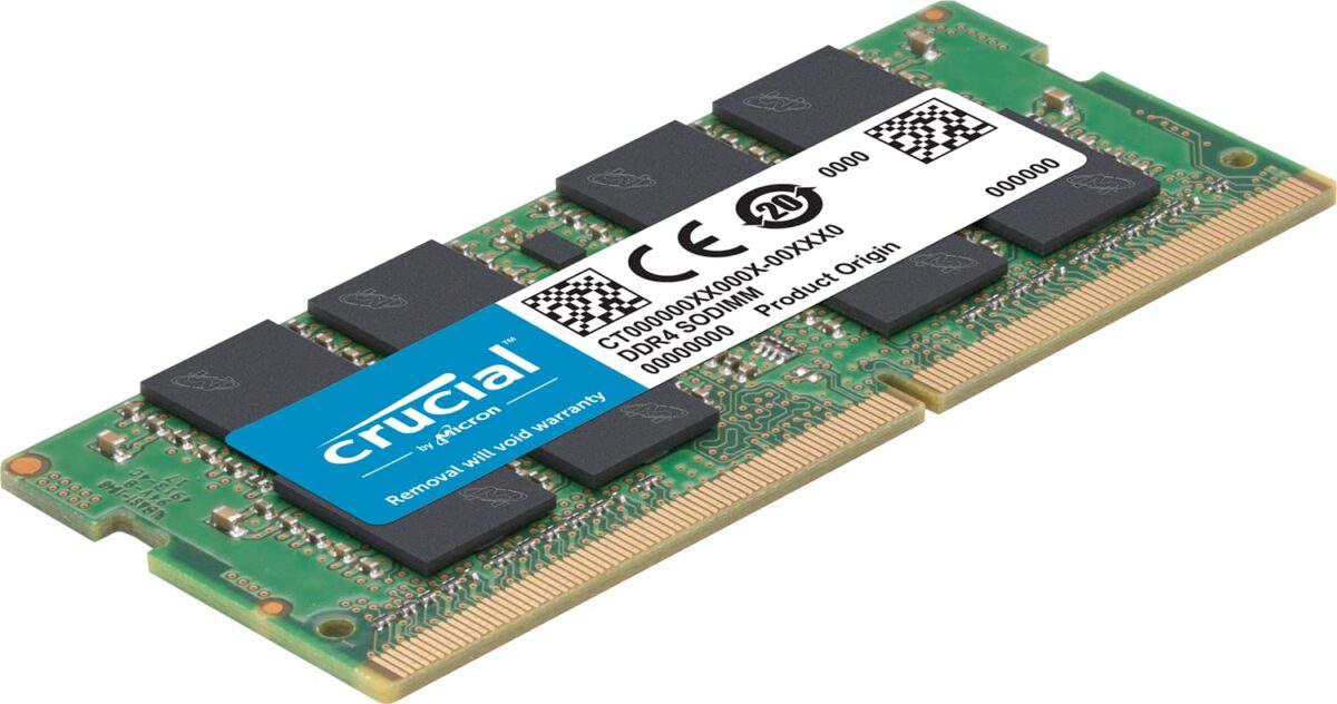 Crucial RAM 16GB DDR4 3200 MHz CL22 Laptop Memory CT16G4SFRA32A