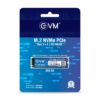 EVM M.2 NVMe Internal SSD (2280) - 2000MB/s Read - PCIe Interface Gen 3x4-4X Faster Than SATA SSD- 5 Year Warranty, 256GB