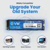 EVM M.2 NVMe Internal SSD (2280) - 2000MB/s Read - PCIe Interface Gen 3x4-4X Faster Than SATA SSD- 5 Year Warranty, 256GB