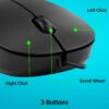 Zebronics Zeb-Power Wired USB Mouse, 3-Button, 1200 DPI Optical Sensor, Plug & Play, for Windows/Mac