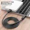 USB A to A Cable High Speed 10 Meter USB 2.0 Type A Male to A Male Cable USB to USB Cord, for Data Transfer Hard Drive Enclosures, Printers, Modems, Cameras, Scanners, Laptop Cooling Pad Black